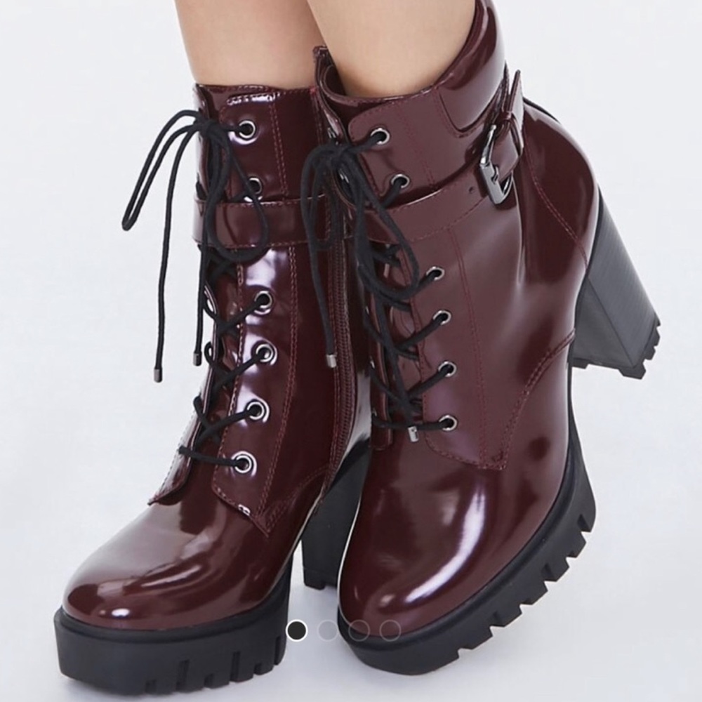 Burgundy Booties